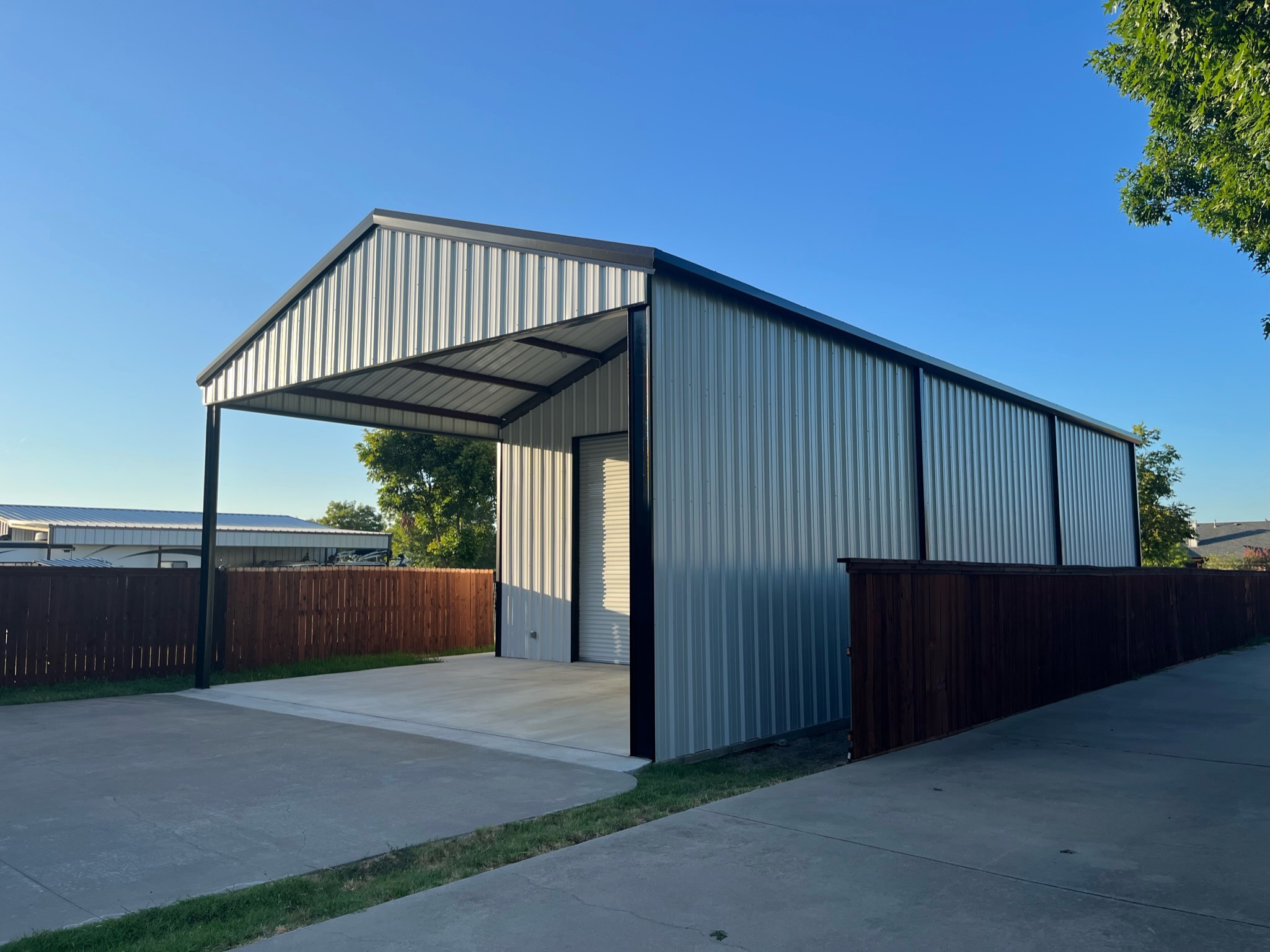 Custom Metal Shed by Bronco Steel